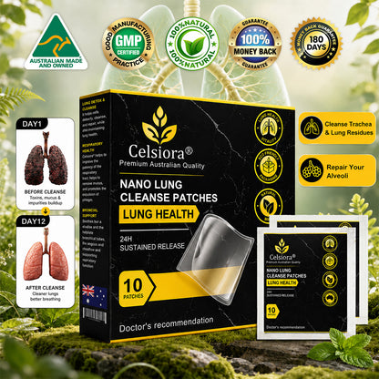 💖🔥Celsiora® Nano Lung Cleanse Patches (stubborn mucus, COPD, chest tightness, shortness of breath, persistent cough, pneumonia)
