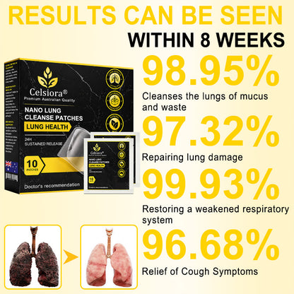 💖🔥Celsiora® Nano Lung Cleanse Patches (stubborn mucus, COPD, chest tightness, shortness of breath, persistent cough, pneumonia)
